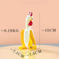 Fruit Fusion: Banana Friend Duck Cute Quirky Resin Ornament (Modern Simplicity).