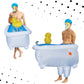 Quirky Fun: Dance Party Funny Bathtub Duck Inflatable Costume (Adult, Average Size).