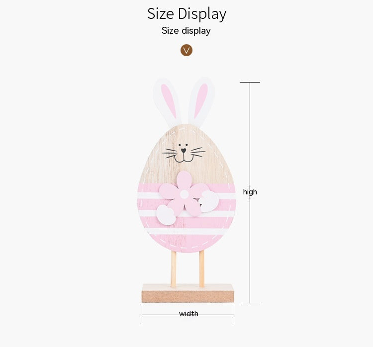 Easter Bunny Action Figure Dwarf Old Man Faceless Doll Decorative Ornaments