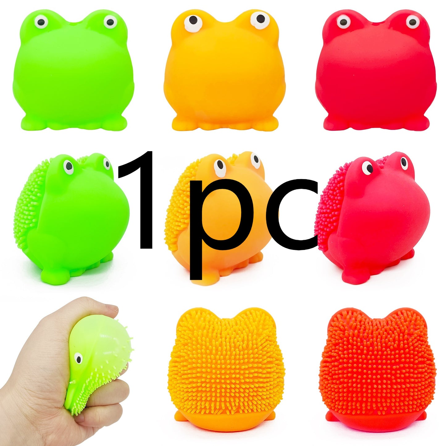 Stress Buster: Creative Pressure Relief TPR Vent Frog Squeezing Decompression Toy.