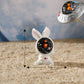 Cartoon Bunny Resin Ornament, Cute Decorative Figurine