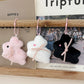 Fashion Cartoon Plush Bunny Doll, Cute Hand-Woven Pendant Ornament