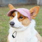 Casual Corduroy Pet Hat, Monochrome Baseball & Bucket Style Caps for Cats & Dogs