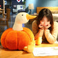 Creative Funny Pumpkin Duck Plush Doll – Soft Stuffed Toy in Multiple Sizes
