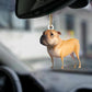 Sleeping Angel Dog Car Pendant, Cute Acrylic Hanging Ornament for Cars, Doors & Home Decoration