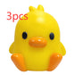 Cozy Glow: Small Yellow Duck Bedside Night Lamp Gift Set (Built-in Battery).