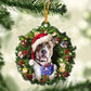 Sleeping Angel Dog Car Pendant, Cute Acrylic Hanging Ornament for Cars, Doors & Home Decoration