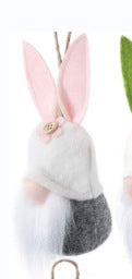 Easter Bunny Wool Ornaments, Colorful Hanging Spring Pendant