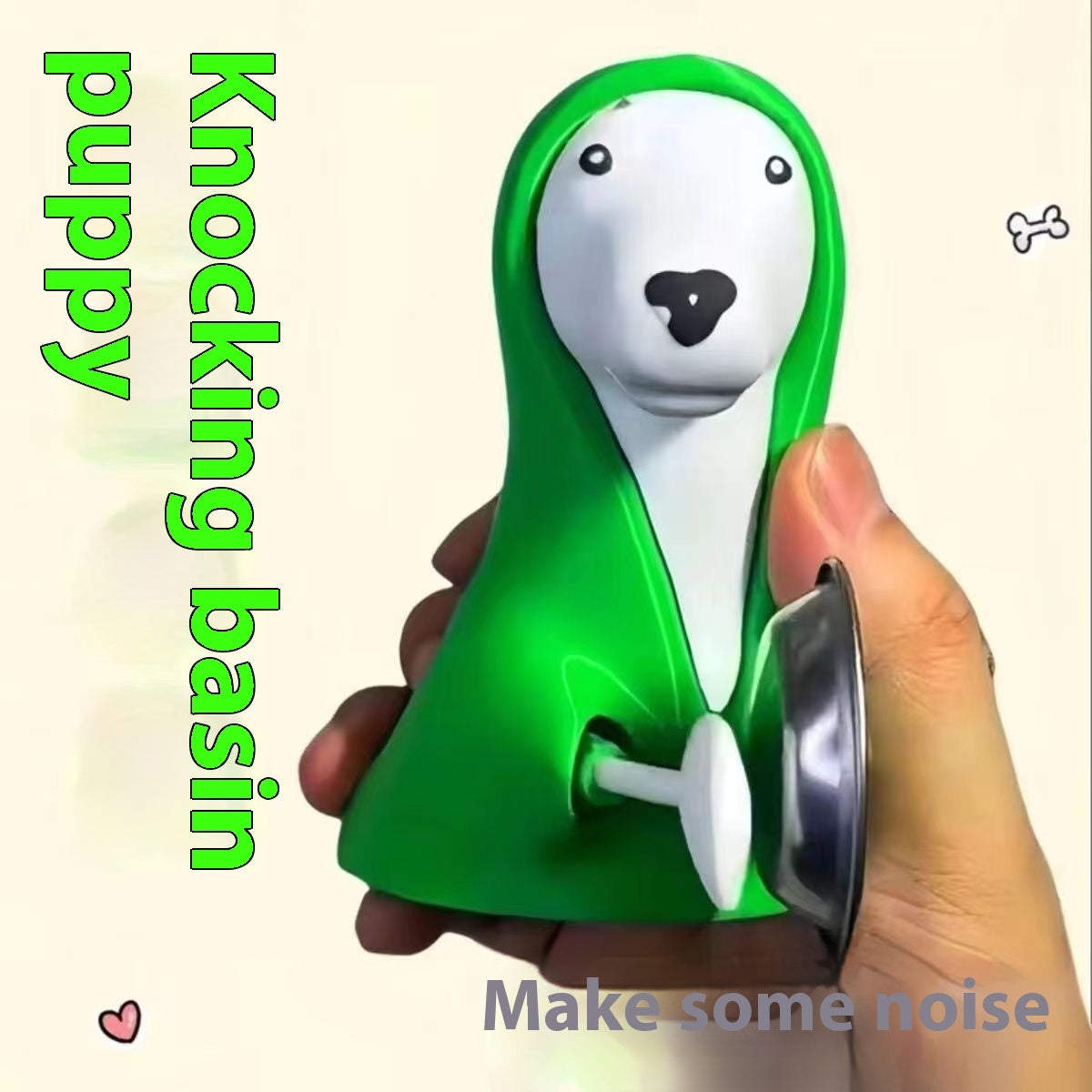 Dynamic Dog Creative Funny Ornament, Energetic Plastic Dog Desk Decoration