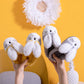 Bunny Fleece Soft Bottom Furry Slippers, Cozy Plush Indoor Footwear
