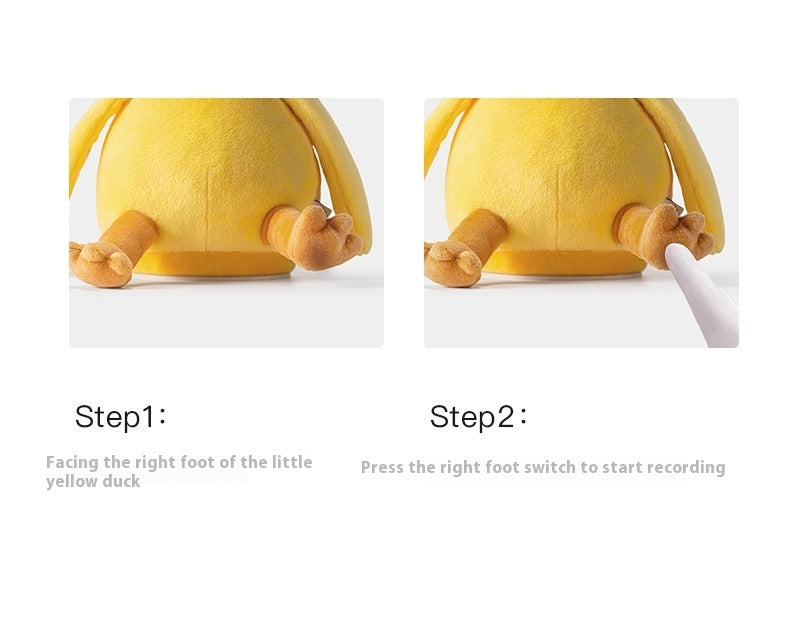 Learn & Play: Babycare Repeat Reading Talking Duck Plush Toy (Cabley/Kennylon/Parrot Styles).