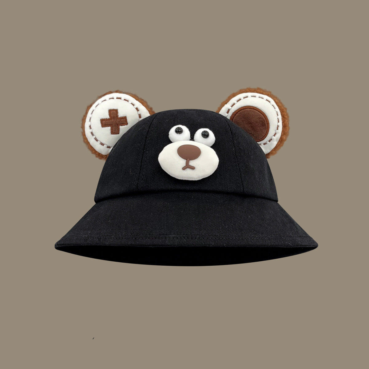 Seasonal Style: Cute Cartoon Fisherman Hat with Frog and Monster Designs (Tie-Dyed).