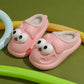Cotton Slippers Big Eye Dog Cartoon Indoor Platform