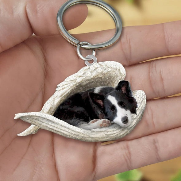 Acrylic Creative Cute Dog Keychain, Animal Cartoon Pendant with Single or Double-Sided Printing