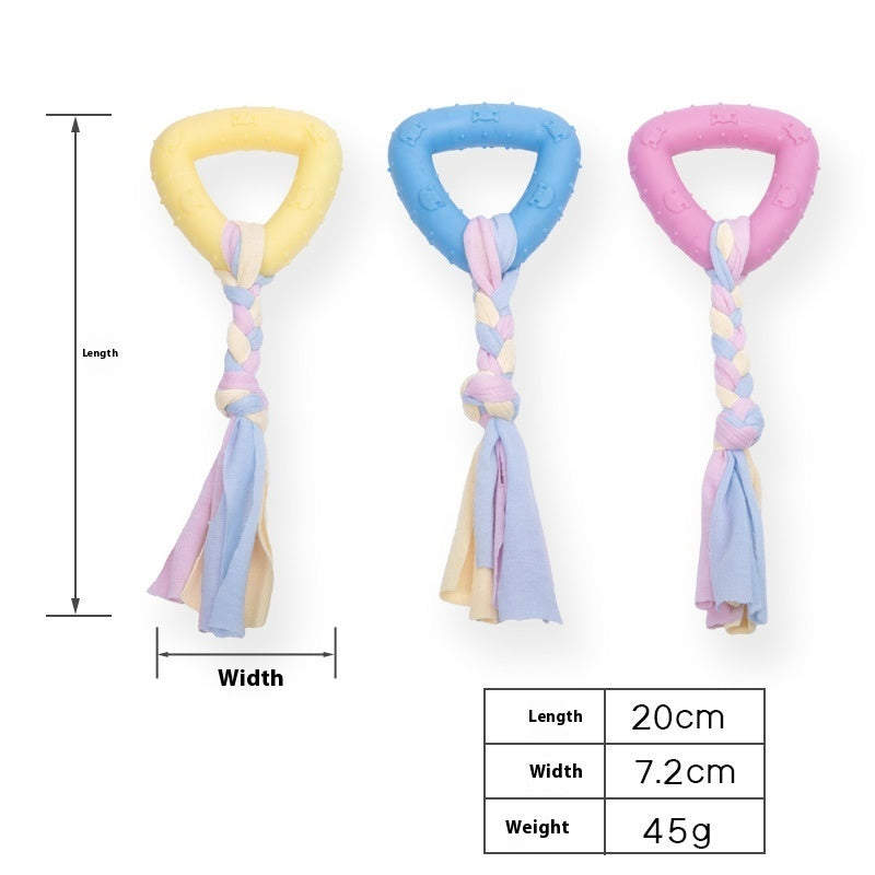 Built to Chew: Environmental Protection TPR Bite-Resistant Dog Toy (Multi-Shape, Interactive).