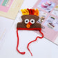 Halloween Cat & Dog Knitted Pet Hat, Wool Cartoon Costume for Pets