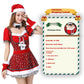 Christmas Bunny Cosplay Uniform, Gold Velvet Women’s Costume Set (Free Size)