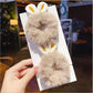 Hair Rope, Simple Bunny Ears Plush Hair Ring (Korean Style)