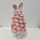Easter Bunny Ceramic Tree Decorations, Glowing Spring Bunny Ornaments