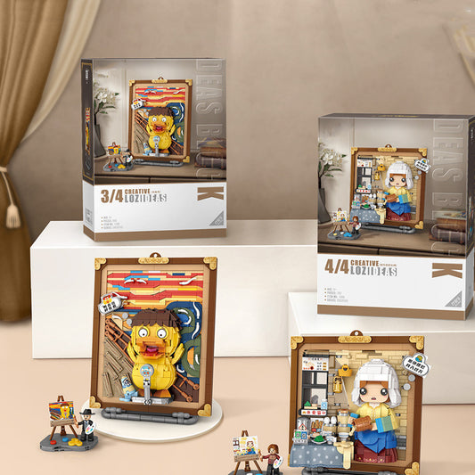 Shouting Duck Pour-Milk Ornament – Funny ABS Desk Decoration Figurine