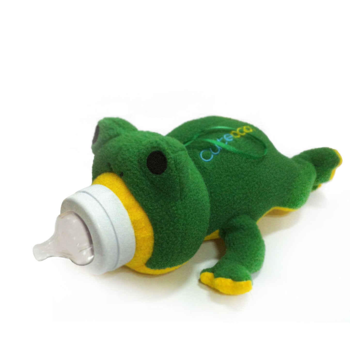 Fashion Frog Bottle Sleeve – Cartoon Plush Baby Bottle Insulation Holder