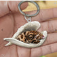 Creative Fashion Cute Dog-Shaped Acrylic Keychain, Single-Sided Print