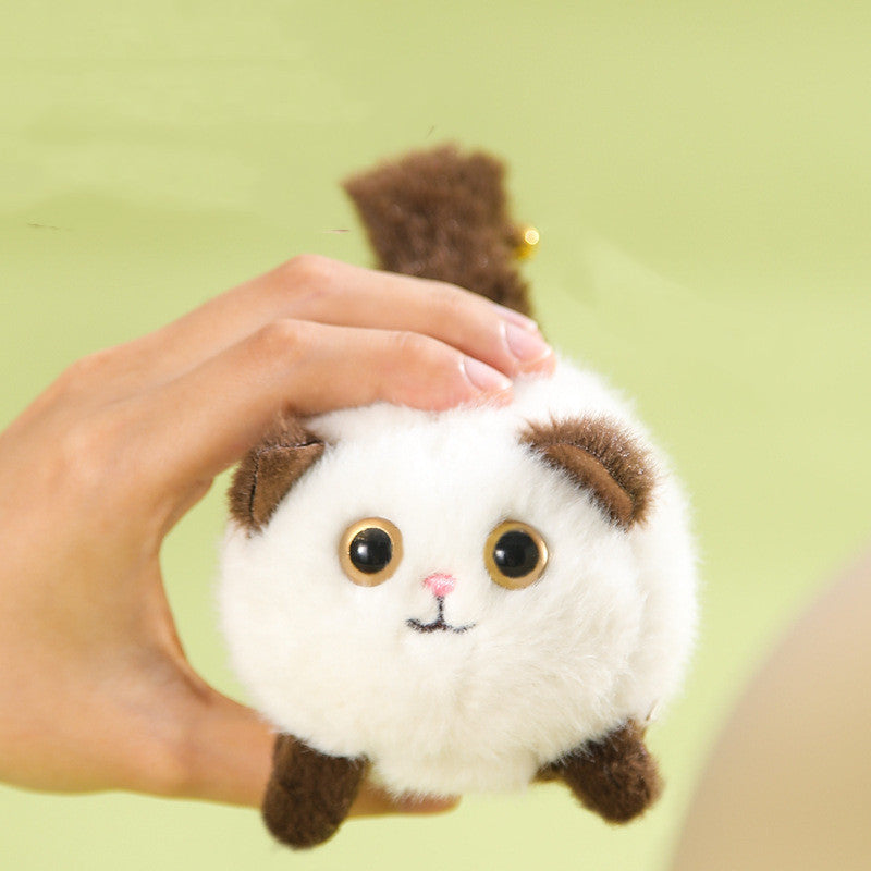 Wagging Wonders: Plush Drawstring Toys (Tail-Shaking Cat & Little Bunny).