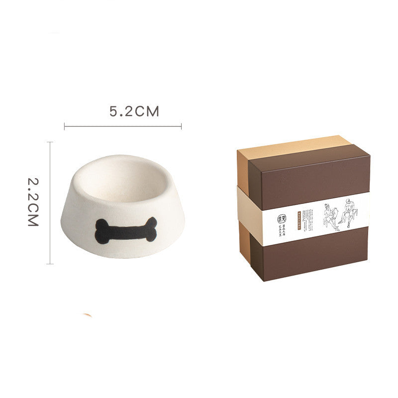 Dog Ceramic Small Ornament, Creative Cute Cartoon Desktop Decoration