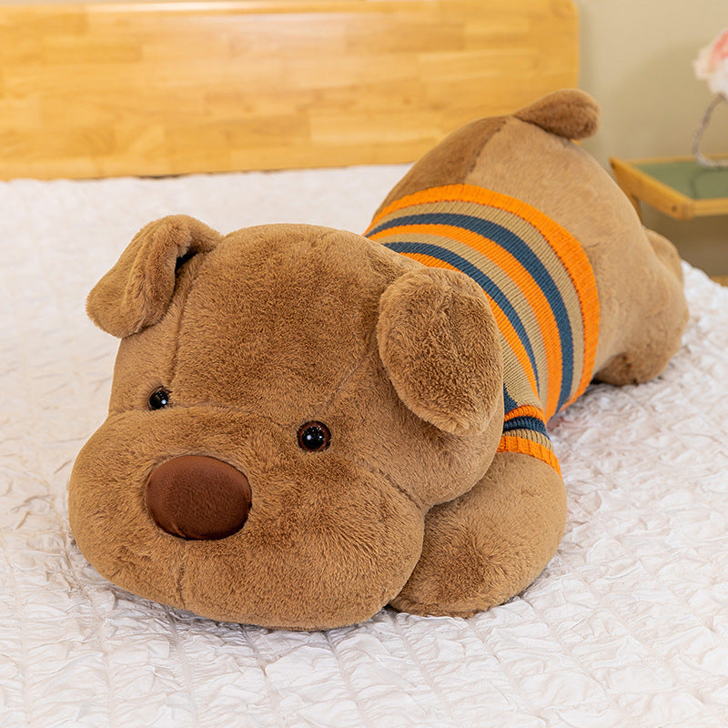 Giant Cuddles: Sweater Sitting/Lying Dog Plush Doll ($\mathbf{70}$–$\mathbf{120\text{cm}}$ Short Plush).