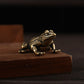 Copper Tea Decoration Frog Ornament – Small Handcrafted Water Frog Pendant