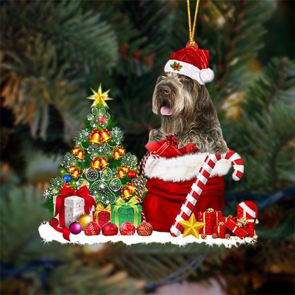 Sleeping Angel Dog Car Pendant, Cute Acrylic Hanging Ornament for Cars, Doors & Home Decor