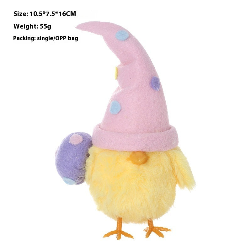 Cute Rejuvenating Device Chicken Doll – Easter Plush Ornament & Party Gift