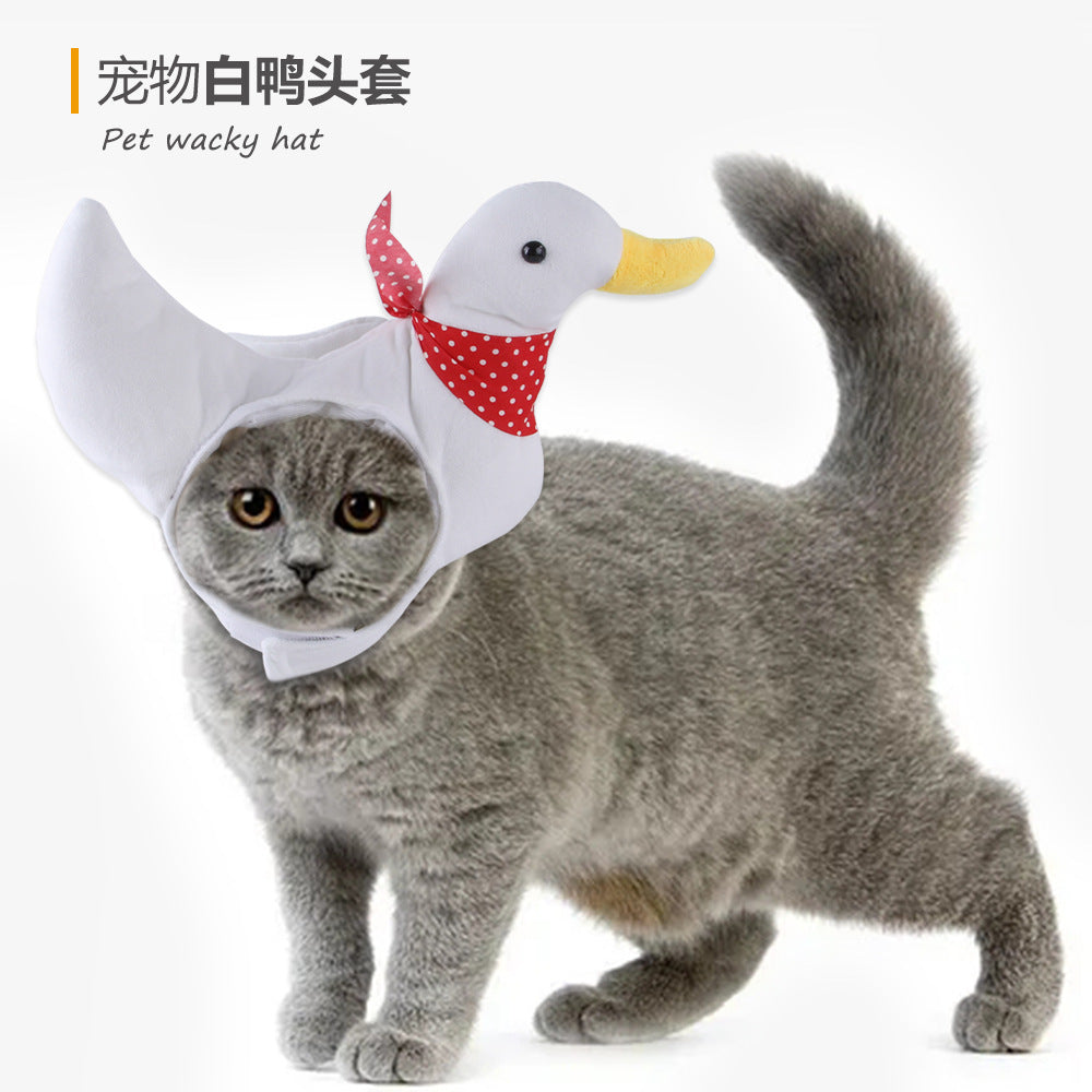 Cute Cartoon Pet Headgear, Sunflower, Animal & Character Hats for Cats and Small Dogs
