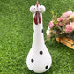 Yard Art Decor Chicken – Garden Lawn Plug Hen & Rooster Statues | Indoor/Outdoor Edge Seater Decorations