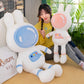 Space Bunny Plush Toy, Four-Way Stretch Ragdoll Rabbit for Couples & Collectors