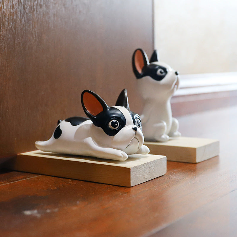 Resin Dog Creative Door Stop Ornament, Simple & Stylish Home Accessory
