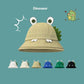 Seasonal Style: Cute Cartoon Fisherman Hat with Frog and Monster Designs (Tie-Dyed).