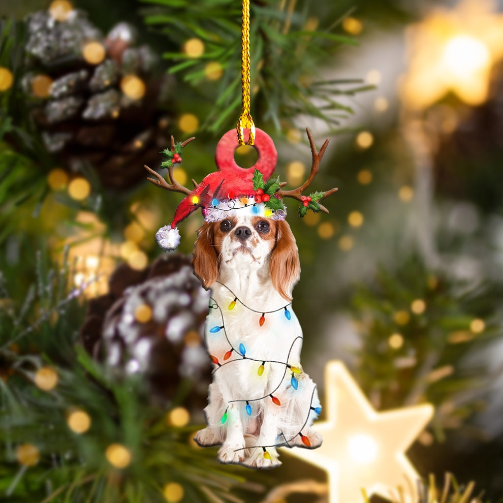 Sleeping Angel Dog Car Pendant, Cute Acrylic Hanging Ornament for Cars, Doors & Home Decoration