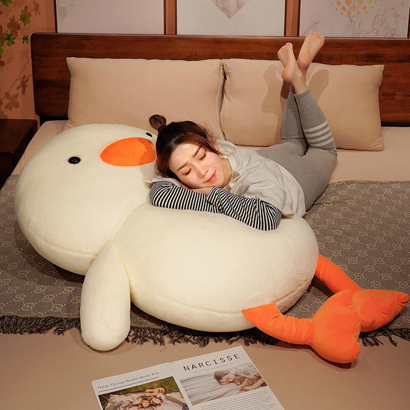 Cute Duck Plush Pillow – Soft Hugging Duck Doll in Multiple Sizes