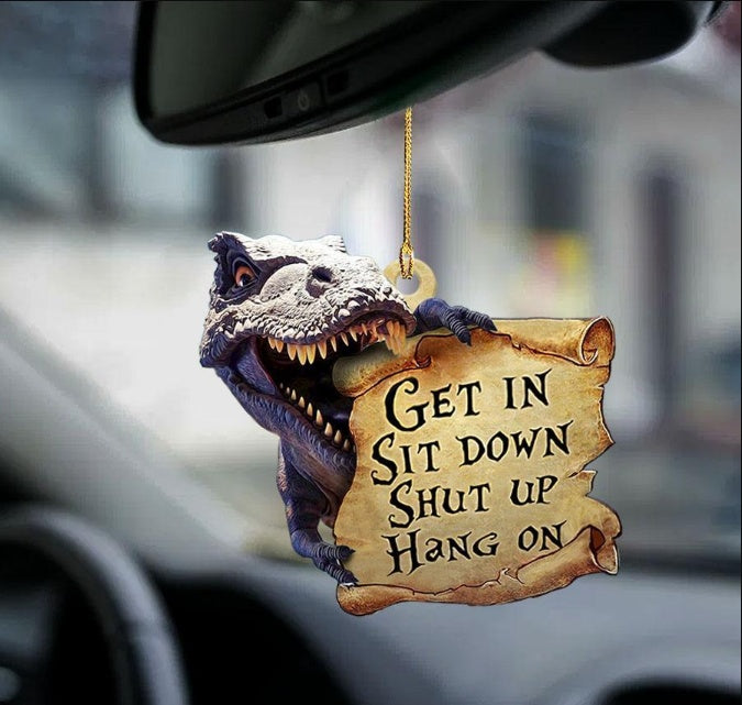 Sleeping Dog Angel Car Pendant, Acrylic Hanging Ornament for Cars, Doors & Home Decor