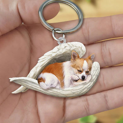 Acrylic Creative Cute Dog Keychain, Animal Cartoon Pendant with Single or Double-Sided Printing