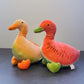 Watermelon Fruit Duck Stuffed Toy – Cute Plush Doll Throw Pillow (30 cm)