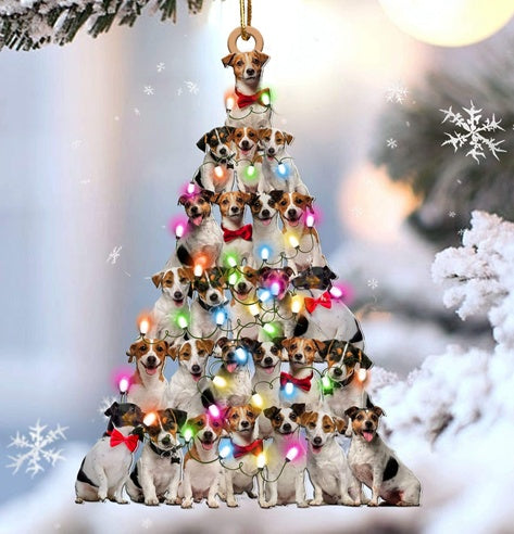 Sleeping Dog Angel Car Pendant, Acrylic Hanging Ornament for Cars, Doors & Home Decor