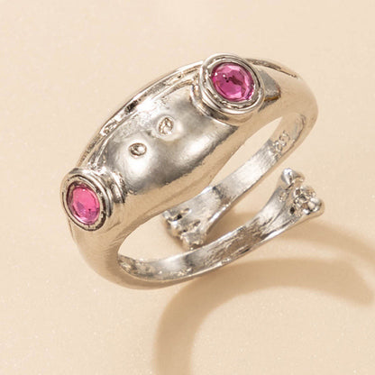 Wild Style: Creative Cute Little Frog Animal Ring (Adjustable, European & American Style).