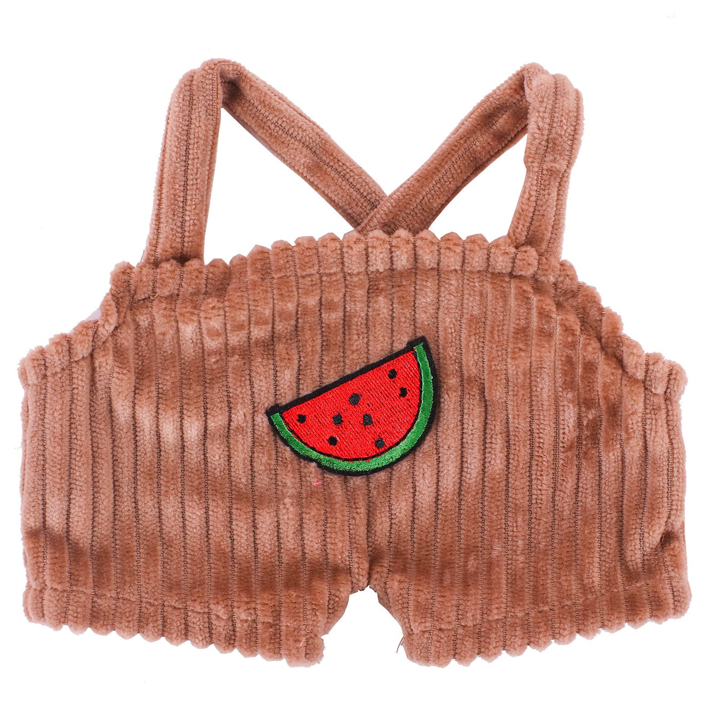 30cm Plush Yellow Duck Doll Clothes – Hyaluronic Acid Duck Suspender Overalls (Clothes Only)