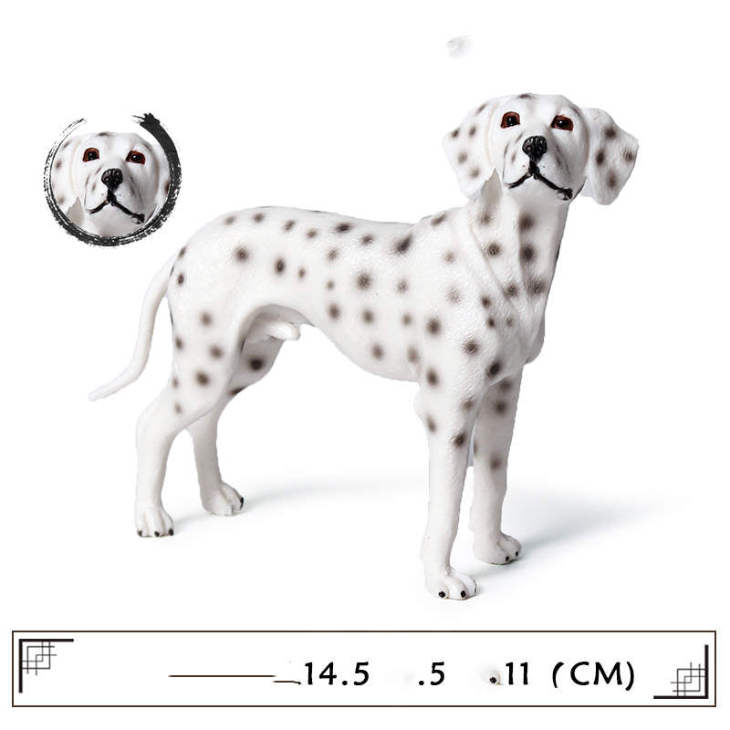 Realistic Plastic Dog Model Toy, Large Cognitive Animal Figures for Kids & Collectors
