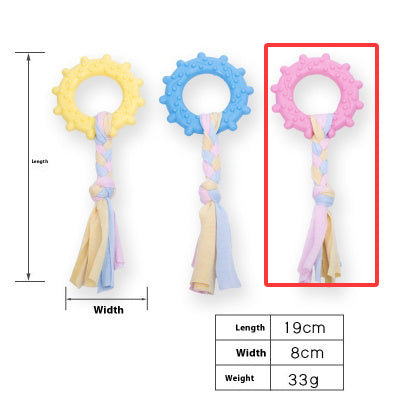 Built to Chew: Environmental Protection TPR Bite-Resistant Dog Toy (Multi-Shape, Interactive).