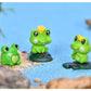 Simple Chic: Cute Little Frog Animal Modeling Resin Ornament.