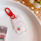 Cute Japanese Bunny & Bear Bag Jewelry Keychain, Acrylic Pendant Charm (GJ137)