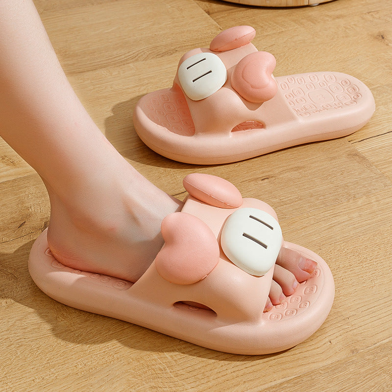 Cartoon Shoes Cute Pig Bear Dog Slippers, Bathroom, Indoor & Garden EVA Sandals